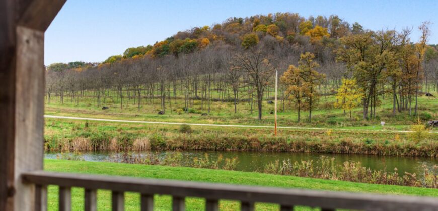 95.02-Acre Premier Whitetail Hunting Estate with Log Cabin, Pond
