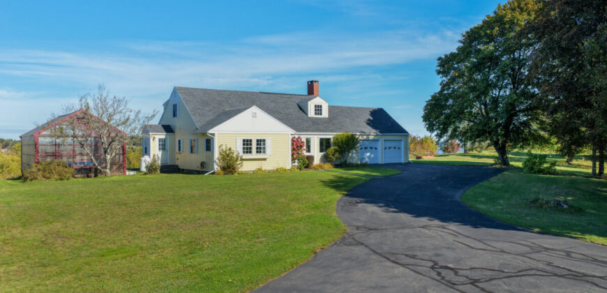 Charming Cape Cod Home with Bay Views on 9.24 Acres in Lubec, Mai