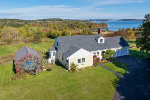 Charming Cape Cod Home with Bay Views on 9.24 Acres in Lubec, Mai
