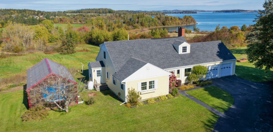 Charming Cape Cod Home with Bay Views on 9.24 Acres in Lubec, Mai