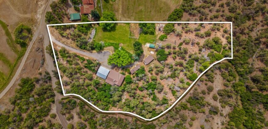 Colorado Log Home on 3.75 Acres For Sale with Pond, Orchard