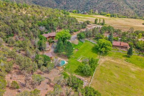 Colorado Log Home on 3.75 Acres For Sale with Pond, Orchard