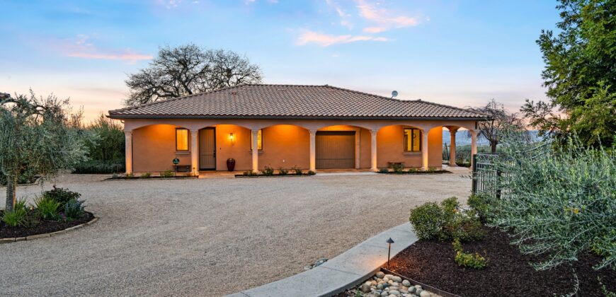 Paso Robles Luxury Home For Sale w/ Guest House & Olive Grove – SOLD