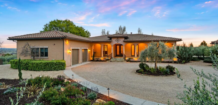 Paso Robles Luxury Home For Sale w/ Guest House & Olive Grove – SOLD