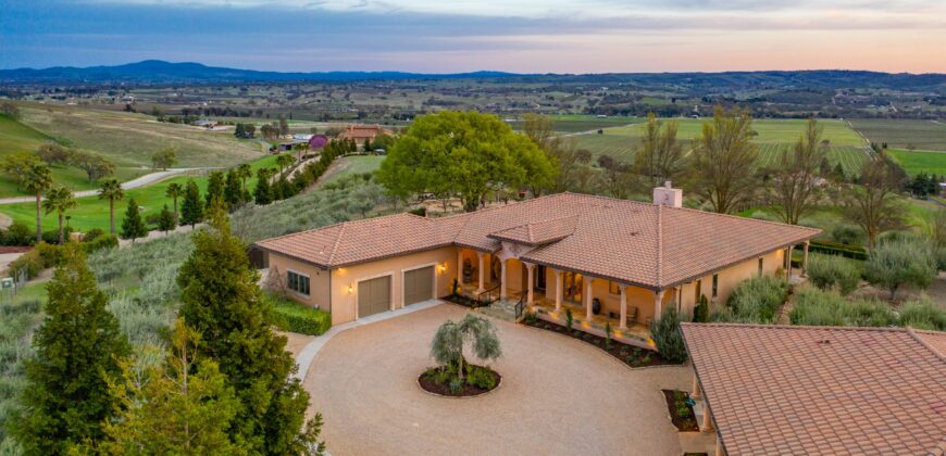 Paso Robles Luxury Home For Sale w/ Guest House & Olive Grove – SOLD