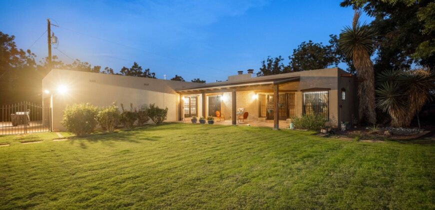 Custom-Built Adobe Home and Pecan Orchard on 6 Acres in Las Cruces, New Mexico