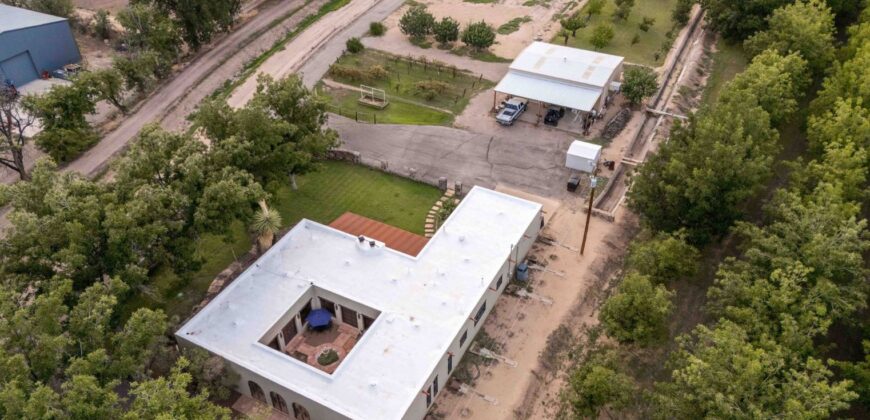 Custom-Built Adobe Home and Pecan Orchard on 6 Acres in Las Cruces, New Mexico