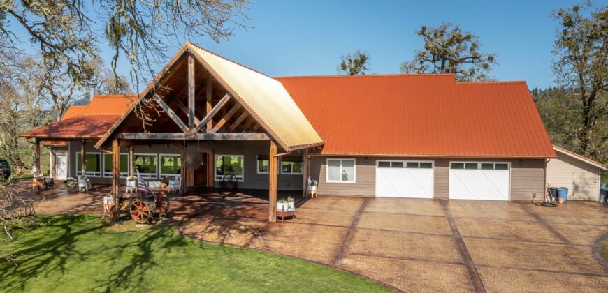 Umpqua Valley Equestrian Vineyard With Expansion Potential