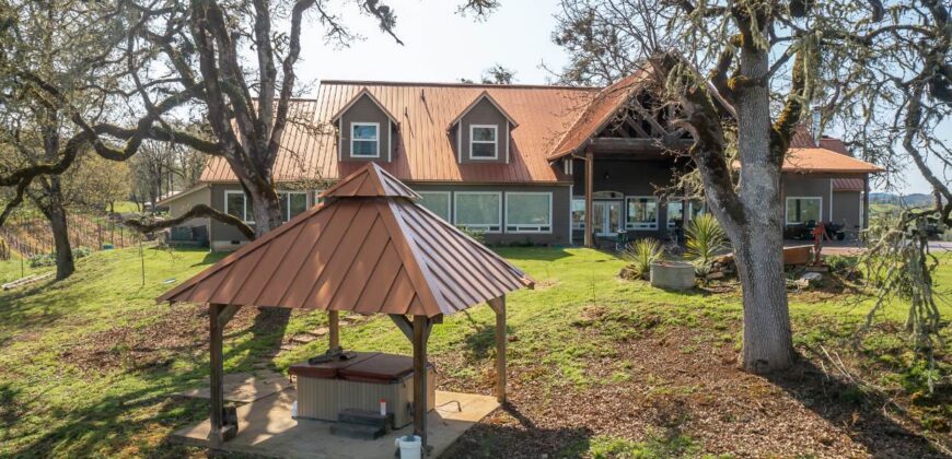 Umpqua Valley Equestrian Vineyard With Expansion Potential