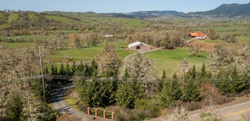 Umpqua Valley Equestrian Vineyard With Expansion Potential