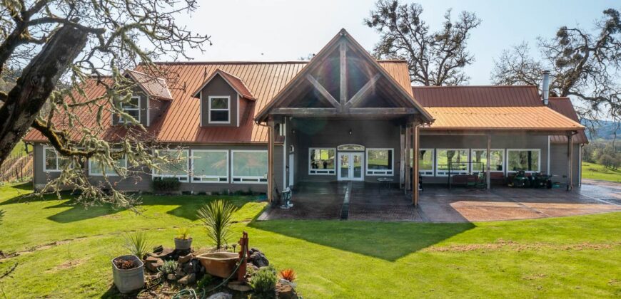 Umpqua Valley Equestrian Vineyard With Expansion Potential