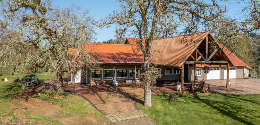 Umpqua Valley Equestrian Vineyard With Expansion Potential