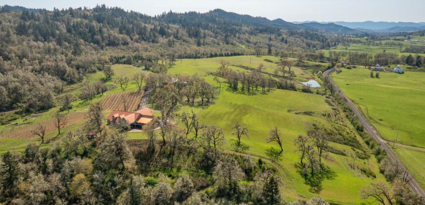 Umpqua Valley Equestrian Vineyard With Expansion Potential