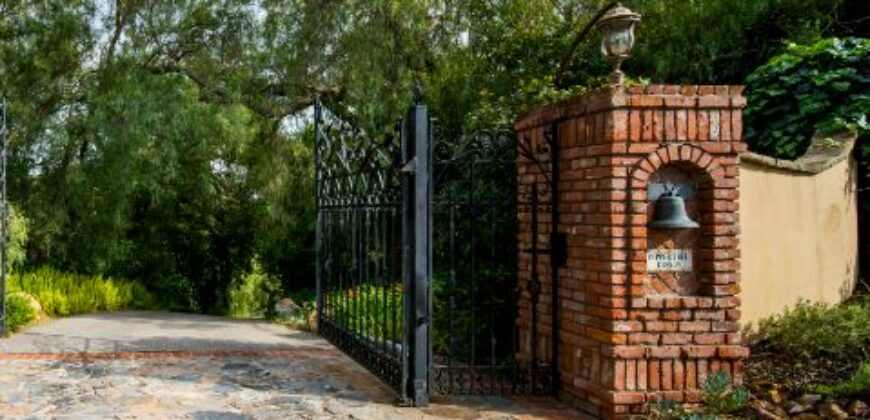 Legacy Estate On Nearly 4 Acres, Home to Peppertree Canyon Winery