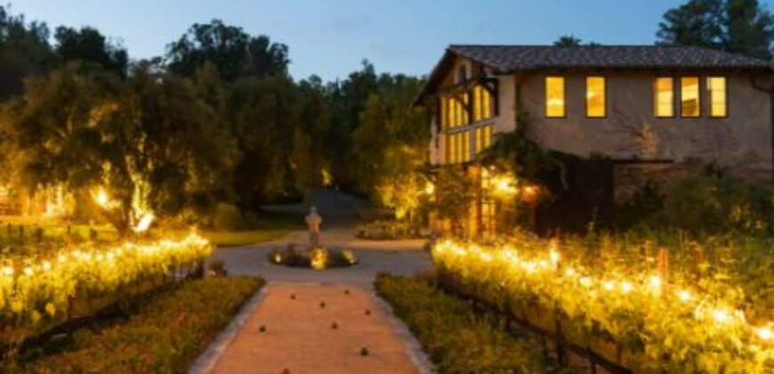 Legacy Estate On Nearly 4 Acres, Home to Peppertree Canyon Winery